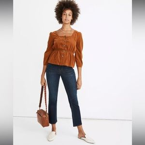 Madewell Cali Demi-Boot Jeans in Larkspur Wash: Tencel™ Denim Edition